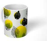 Mok - Koffiemok - Line Art - Patronen - Stippen - Mokken - 350 ML - Beker - Koffiemokken - Theemok