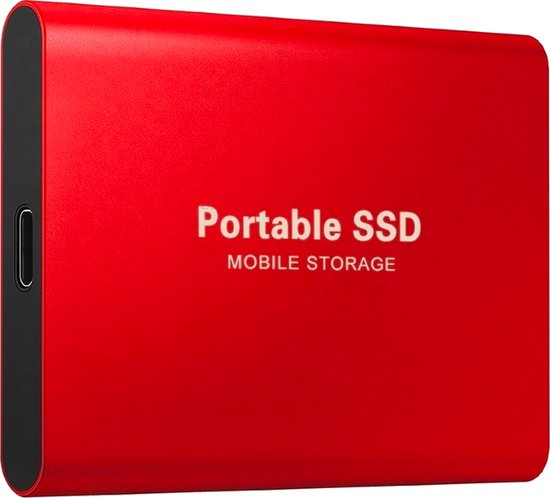 SUHSAI externe harde schijf met 1TB HDD-gegevensopslag - geheugenuitbreiding 2,5 inch USB 3.0 draagbare harde schijf compatibel met Mac, desktop, pc, laptop, PS4, PS5, gameconsole (zilver
