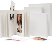 Deknudt Frames A66DA110PH, album passe-partout, cuir blanc, 10 photos taille photo 15x20cm