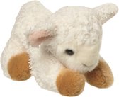 Pluche kleine Lammetjes knuffel van 14 cm - Dieren speelgoed knuffels cadeau - schaap Knuffeldieren