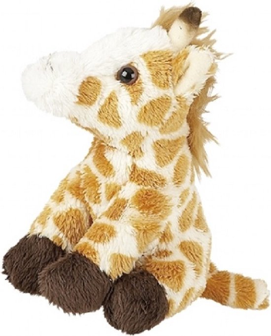Ravensden Pluche giraffe - knuffel sleutelhanger - 10 cm - giraffe sleutelhanger
