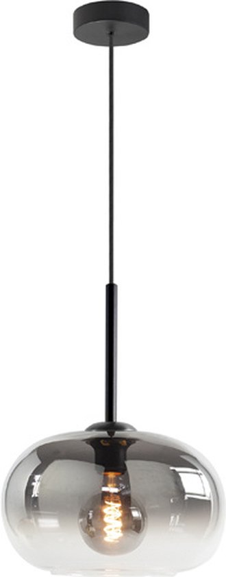 Hanglamp Bellini Zwart Smoke 30cm 1 Lichts