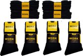 Work chaussettes de travail noires 20 paires taille 43/46