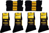 Work chaussettes de travail noires 20 paires taille 39/42