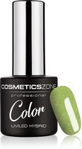 Cosmetics Zone UV/LED Hybrid Gellak 7ml. Money Money 906 - Glitter, Lichtgroen - Glanzend - Gel nagellak