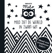 Boek cover Baby ziet ...  -   Milo ziet de wereld in zwart wit van Rowena Blyth (Hardcover)