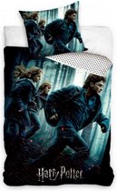 dekbedovertrek Harry Potter 200 x 140 cm katoen groen