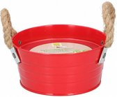 geurkaars rood/citronella Ã˜14,7 x 6,3cm