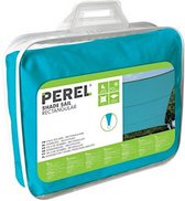schaduwdoek vierkant 3,6 meter polyester hemelsblauw