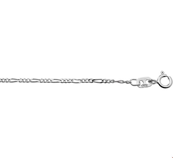 Zilveren Armband figaro 1 1018764 18 cm