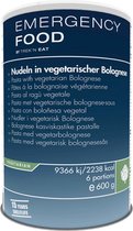 Trek'n Eat Emergency Food - Pasta met vegetarische bolognesesaus in blik - vegetarisch - 6 porties - 15 jr houdbaar - Noodpakket - Noodrantsoen - Vriesdroogmaaltijd - Rantsoen - Ou