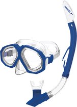 Speedo Scuba Leisure Dual Lenses Combo Snorkelset Unisex - Clear / Blauw - One Size