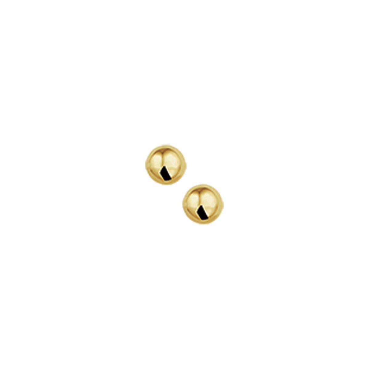 N-joy Trendstyle 14 karaarts gouden oorknoppen model 3223
