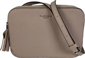 Saffiano Crossbodytas 2 ritsen Flora & co beige taupe