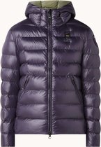 Blauer Gewatteerd jack met capuchon - Paars - XXL