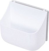 opbergdoos 10 x 6,7 x 9,7 cm kunststof wit