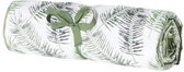 plaid Flora 180 x 68 cm katoen/polyester groen