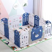 Manzibo Baby Box - Speelbox - Grondbox - Babybox - Kruipbox - Ballenbak - Boxen - Baby/Peuter - Donker Blauw - 155 x 150 CM