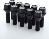 Conische Wielbouten 39MM – M12x1.5 – Zwart – 10x