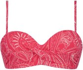 Inner Sun beugel multiway bikinitop Rood, Wit maat 38E (75E)