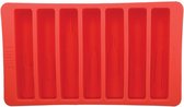ijsblokjesvorm Built 19,5 x 11,5 cm siliconen rood