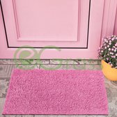 eGrass Deurmat RAINBOW Flamingo Pink - 44x66cm - roze - 25mm - grasmat - doormat - schoonloopdeurmat - schoonloopmat - inloopmat – voordeur – door – deurtapijt - droogloopmat - tui