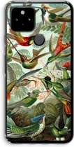 Case Company® - Google Pixel 5 hoesje - Haeckel Trochilidae - Soft Cover Telefoonhoesje - Bescherming aan alle Kanten en Schermrand