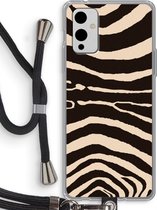 Case Company® - OnePlus 9 hoesje met Koord - Arizona Zebra - Telefoonhoesje met Zwart Koord - Bescherming aan alle Kanten en Over de Schermrand