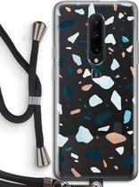 Case Company® - OnePlus 7 Pro hoesje met Koord - Terrazzo N°13 - Telefoonhoesje met Zwart Koord - Bescherming aan alle Kanten en Over de Schermrand