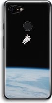 Case Company® - Google Pixel 3 hoesje - Alone in Space - Soft Cover Telefoonhoesje - Bescherming aan alle Kanten en Schermrand