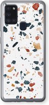 Case Company® - Samsung Galaxy A21s hoesje - Terrazzo N°4 - Soft Cover Telefoonhoesje - Bescherming aan alle Kanten en Schermrand