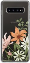 Case Company® - Samsung Galaxy S10 4G hoesje - Floral bouquet - Soft Cover Telefoonhoesje - Bescherming aan alle Kanten en Schermrand