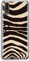 Case Company® - Huawei P20 hoesje - Arizona Zebra - Soft Cover Telefoonhoesje - Bescherming aan alle Kanten en Schermrand
