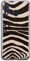 Case Company® - Samsung Galaxy A40 hoesje - Arizona Zebra - Soft Cover Telefoonhoesje - Bescherming aan alle Kanten en Schermrand