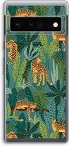 Case Company® - Google Pixel 6 Pro hoesje - Luipaard 2 - Soft Cover Telefoonhoesje - Bescherming aan alle Kanten en Schermrand