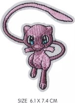 Mew strijk embleem - pokemon patch - patches - stof & strijk applicatie