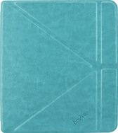Kobo Sage origami case hemelsblauw, Sleepcover met stand en slaapfunctie/sluimerfunctie in luxe business kwaliteit voor Kobo Sage, Slimfit Shell Case, hoesje, Sleep Cover (sluimers