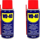 WD40 - Contactspray - 100ML - Slotspray - Multispray - Stopt piepen en kraken - Reinigt en beschermt - COMBIDEAL (2 stuks)