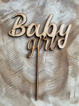 Taarttopper Baby girl onbehandeld - Babyshower - Geboorte