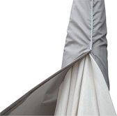 zweefparasolhoes 260 cm polyester grijs