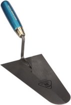 troffel 22 x 13,5 cm staal zilver/blauw