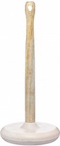 keukenrolhouder Serenity 36 cm hout/marmer naturel