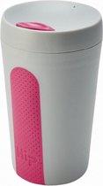 drinkbeker To Go 355 ml polypropyleen roze/beige