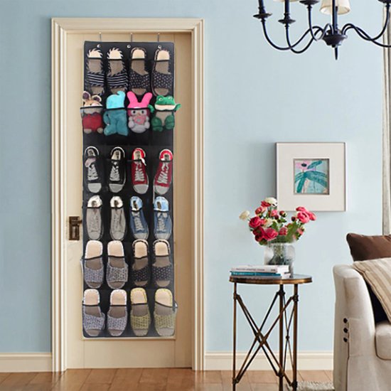 Flokoo Schoenenkast Hangend Schoenenzak 12 Vakken Opbergen