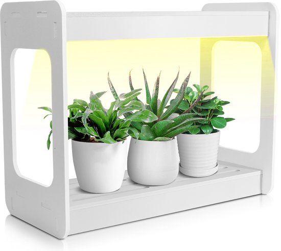 Kweekbak met LED Groeilamp - Moestuinbak - Kweeklamp voor Planten LED Full... | bol.com