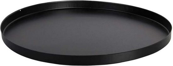 bodemplaat Vuurkorf 50,3 x 3 cm staal zwart