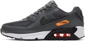 NIKE AIR MAX 90 GS Unisex Sneakers - Iron/Grey/Black/Orange - Maat 35.5