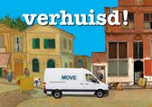 Cartes mobiles d'art drôle - ensemble de 8 le même Van Gogh - Vermeer "Moved!" des cartes postales