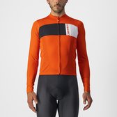 Castelli Fietsshirt Lange Mouwen Heren Rood Zwart - PROLOGO 7 LONG SLEEVE JERSEY FIERY RED LIGHT BLACK IVORY-M