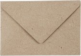 enveloppen 7,8 x 11,5 cm 50 stuks 120 g beige